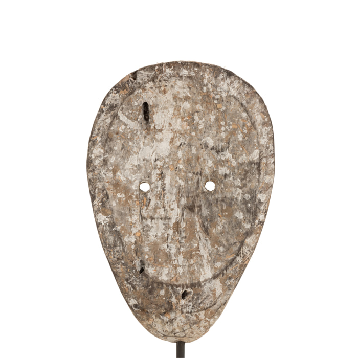 J-Line décoration murale Personnage Abstrait - bois - gris
