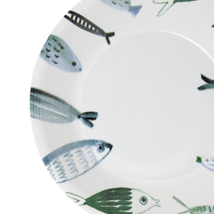 Insalatiera Camogli in ceramica sottosmalto