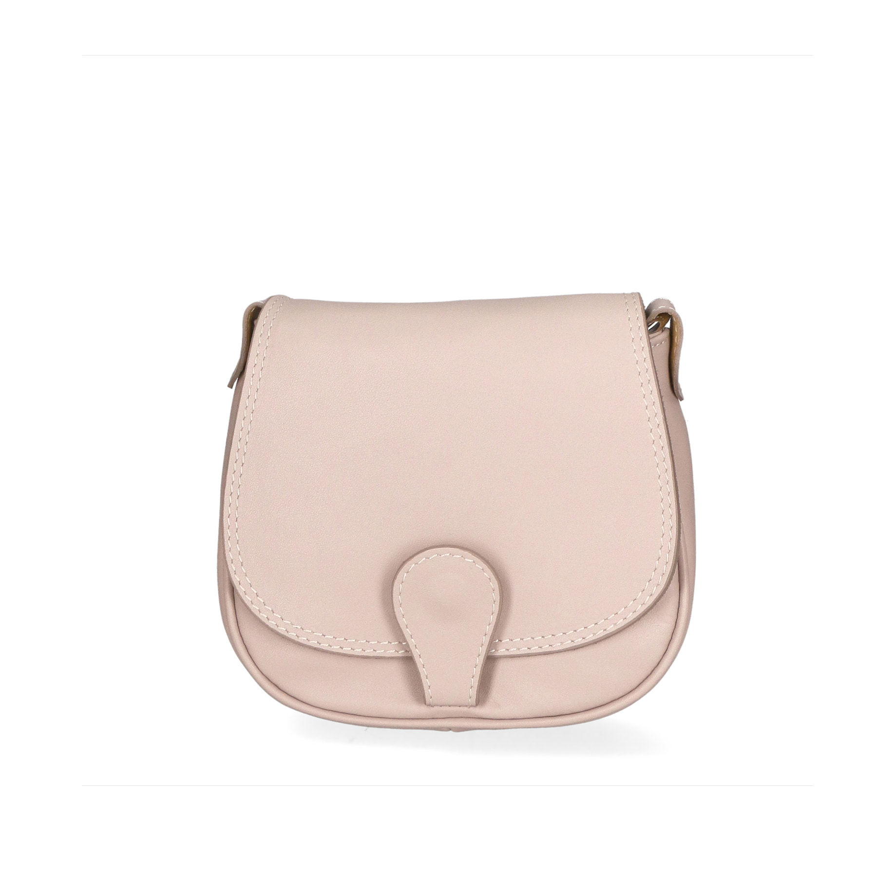 Borsa a tracolla da Donna Bianca in Vera Pelle Made in Italy 17x19x6 cm