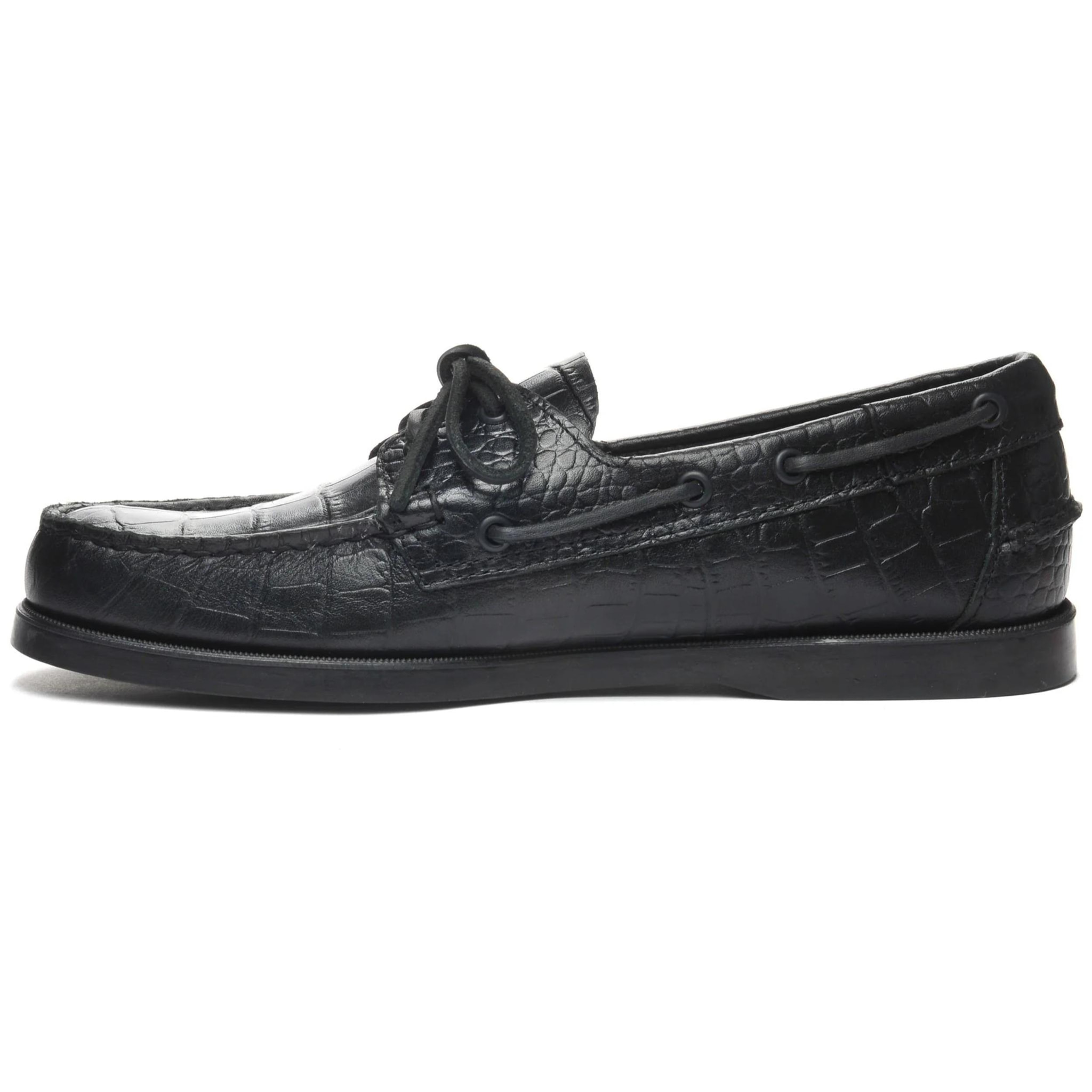 Docksides Sebago Uomo Nero PORTLAND EXOTIC