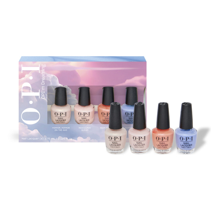 OPI'm Set Dreaming Mini Smalti Nail Lacquer Shimmer e Traslucidi 4x3.75ml