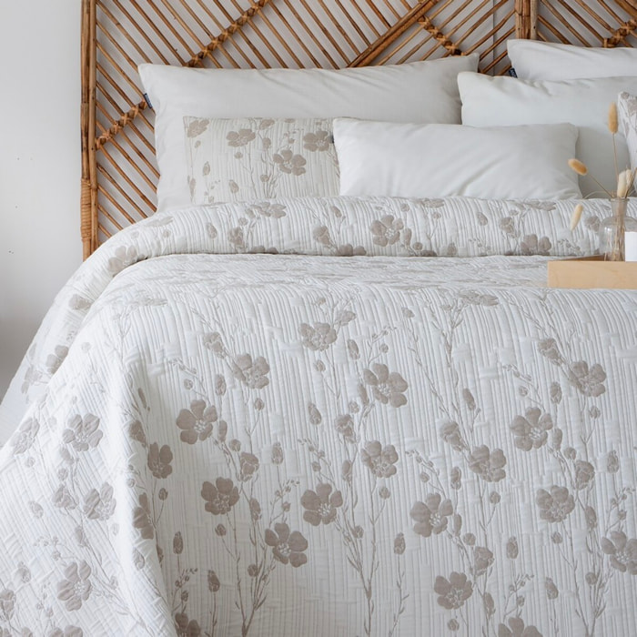 COLCHA JACQUARD BRISALIA BEIGE
