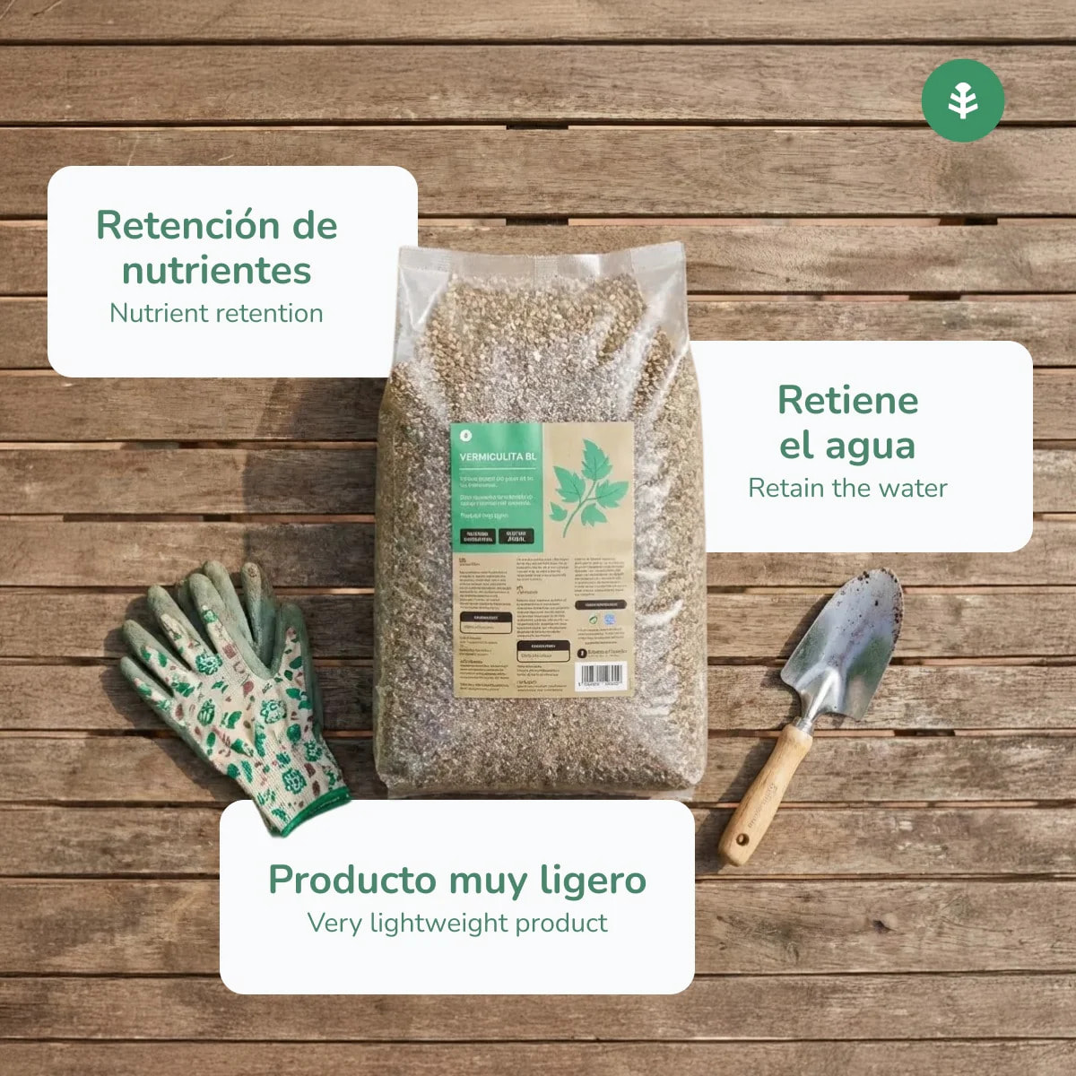 Vermiculita Planeta Huerto 8 Litros