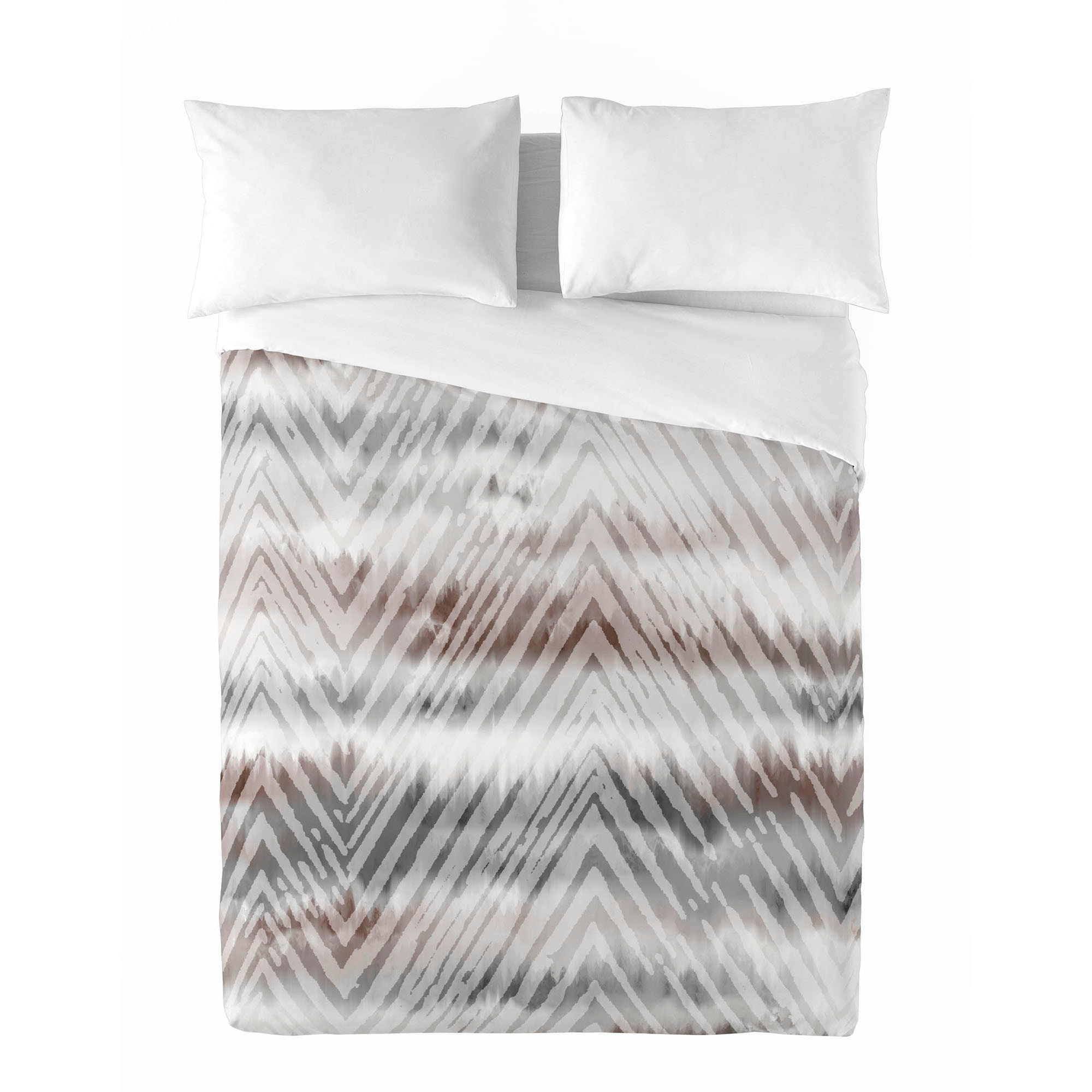 Funda Nórdica Estampada - Cierre Solapa - 100% Algodón - Incluye 1/2 Fundas de Almohada - Sabine