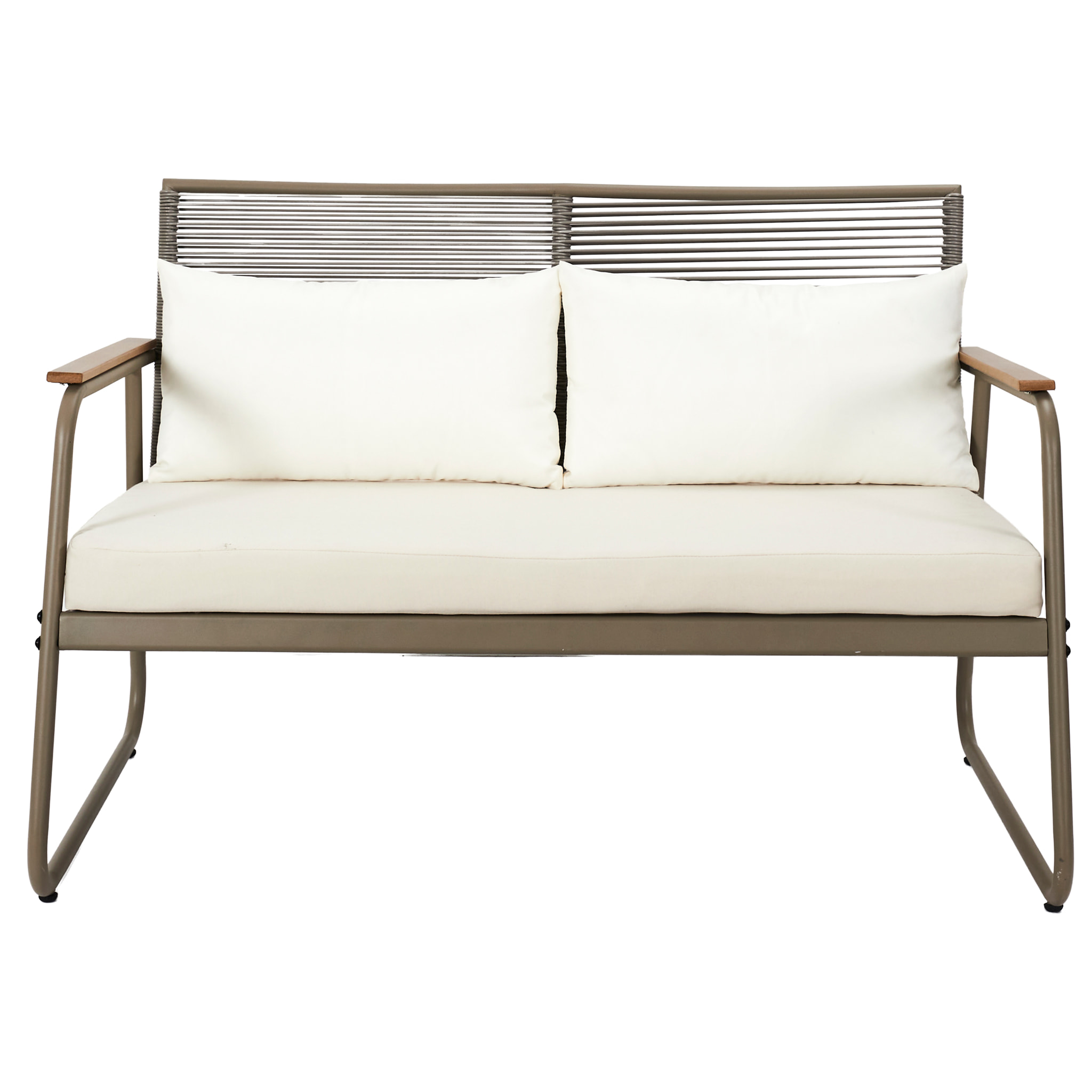 Salon De Jardin Palma Beige 4 Pcs