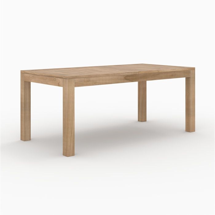 Table de jardin extensible 180/240cm en teck - Nido