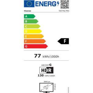 TV QLED HISENSE 55E7NQ PRO 2024