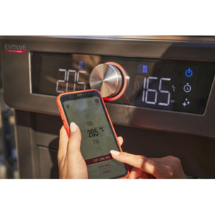 Barbecue gaz CHAR BROIL Evolve, sur chariot, 2 brûleurs, thermostat digital, surface de cuisson 63 x 43 cm