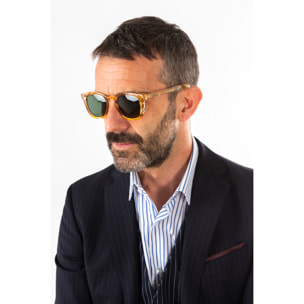 Gafas de sol OCEAN CASSIS - Champagne transparente brillante / Verde