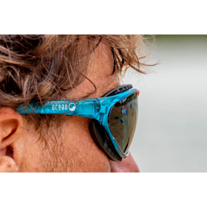 Gafas de deportes acuáticos OCEAN TIERRA DE FUEGO - Azul transparente / Ahumada