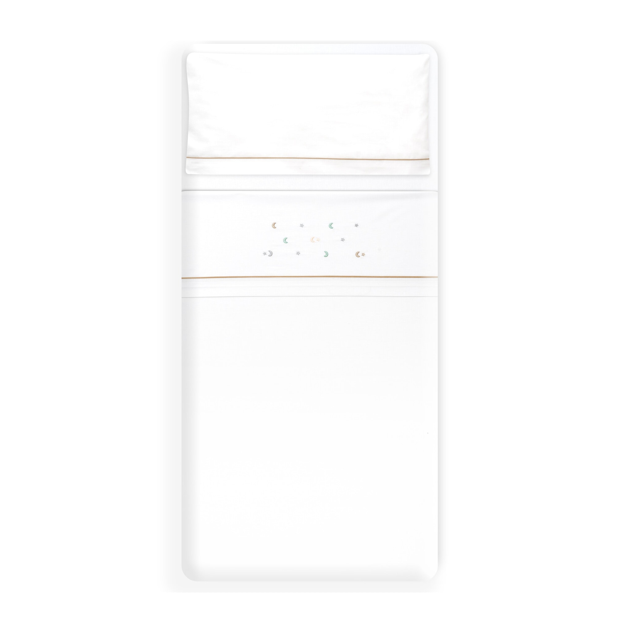 Triptico Coche Estrella Luna Multicolor Bco/Beig