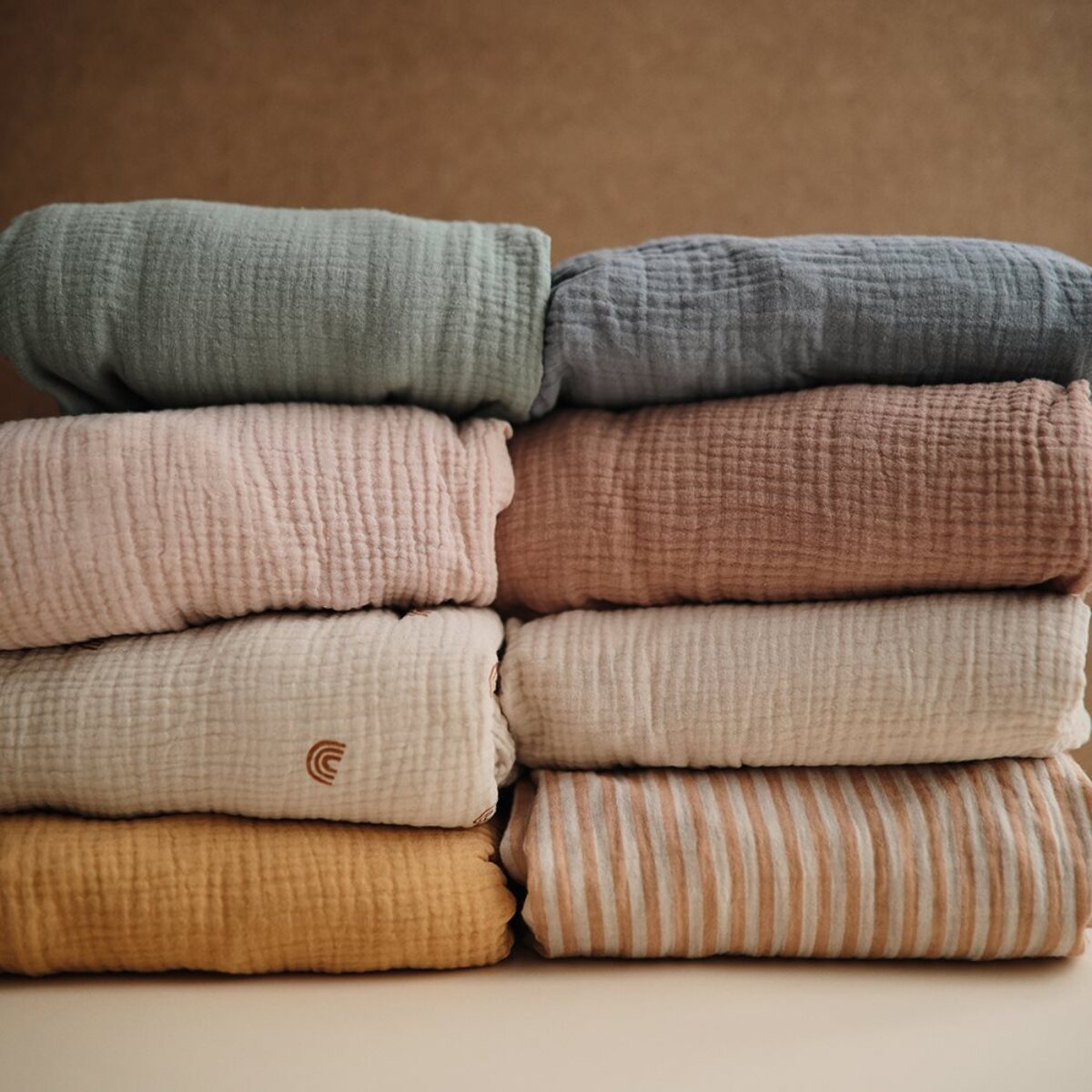 Mushie Sábana Bajera Ajustable M. Solid