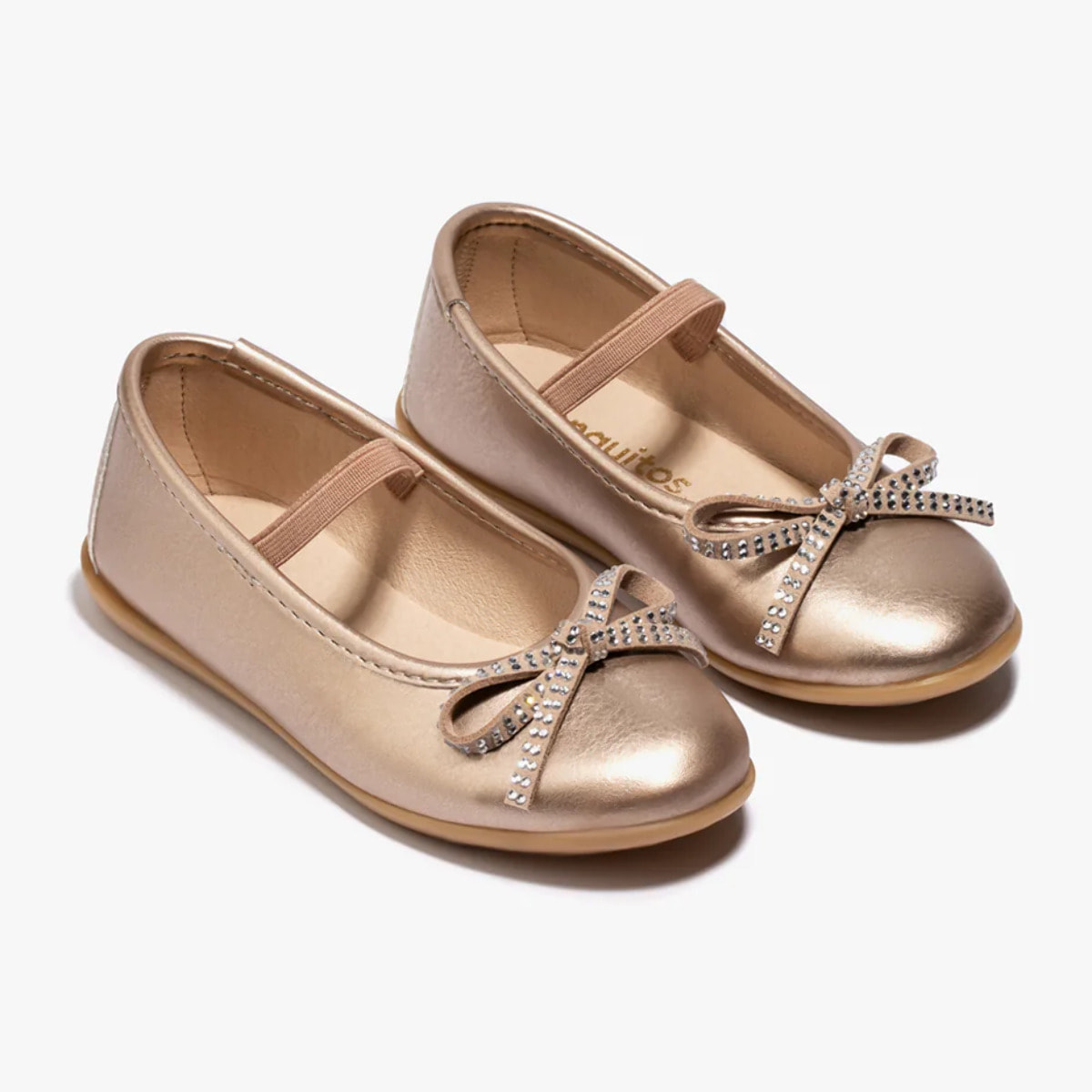 Bailarinas Lazo Strass Oro