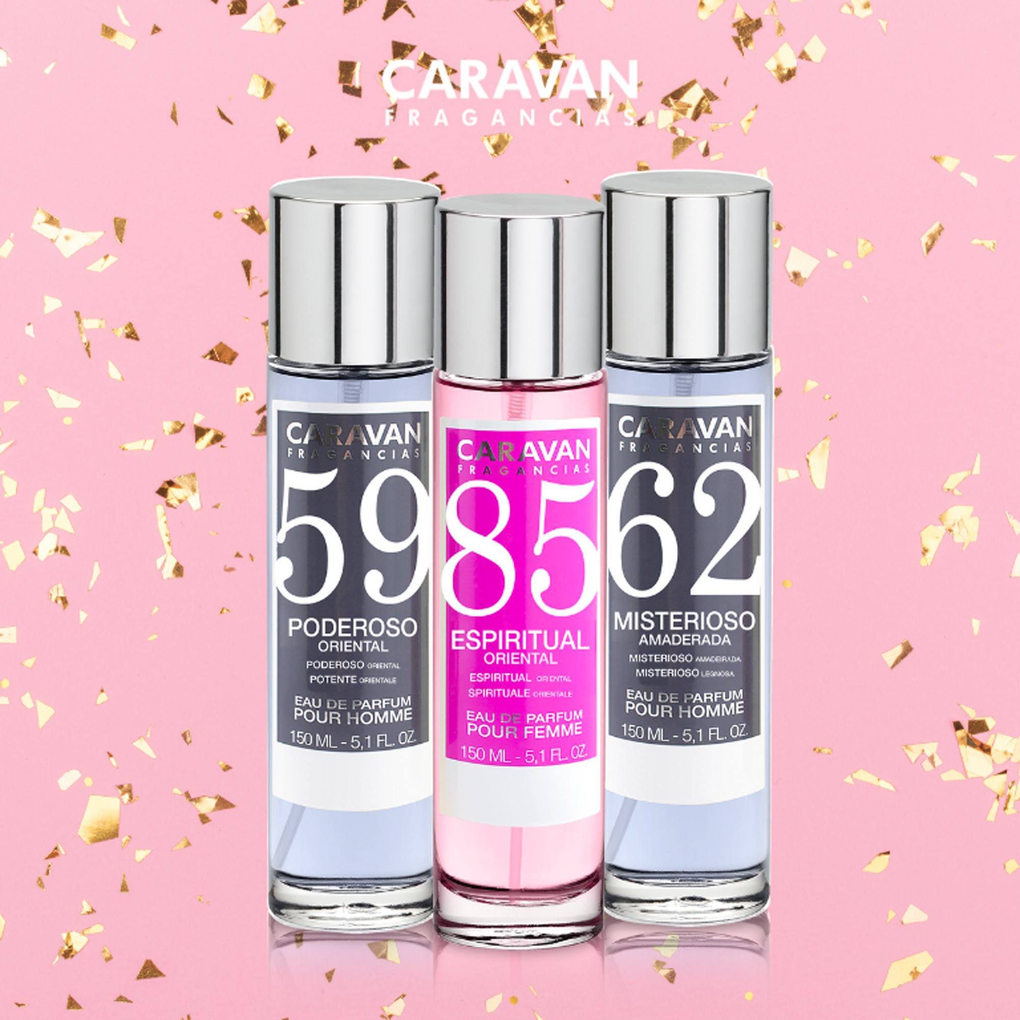 Caravan fragancias - caja de regalo con 2 perfumes: nº45 y nº85 de 150 ml, para mujer