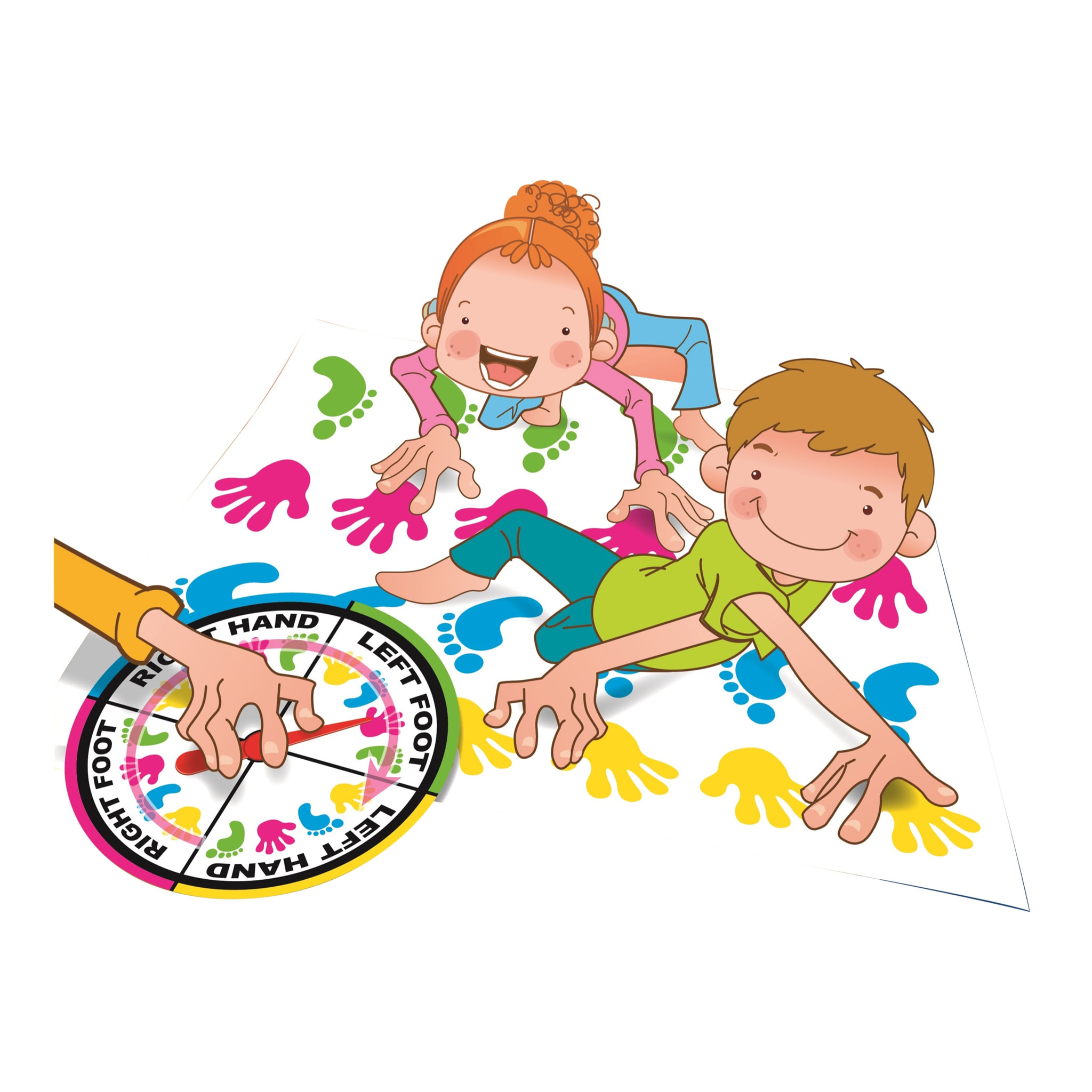 TWISTER PIES Y MANOS