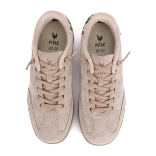 Zapatillas Urban Woman Beige Animal Print