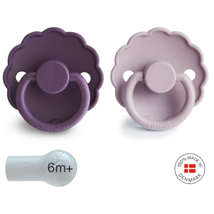 Frigg Pack 2 Chupetes Block Silicona Daisy