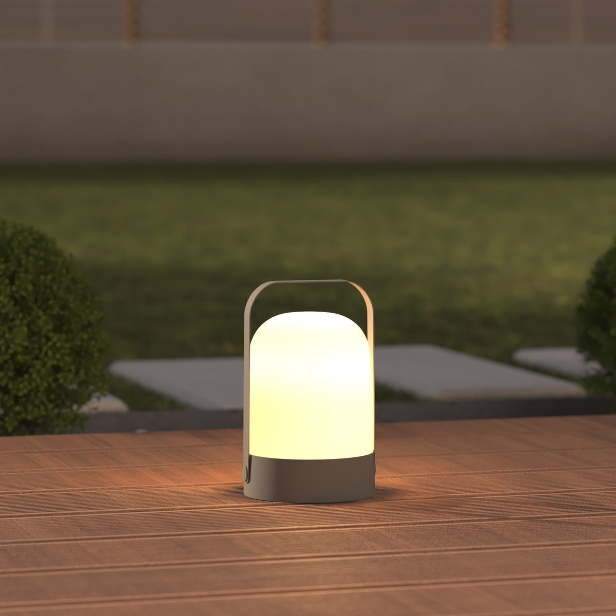 Lampe extérieur portative H22cm