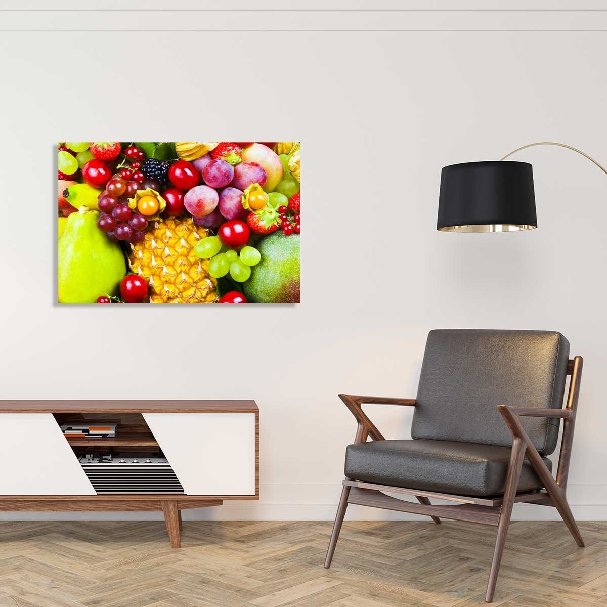 Tableau sélection de fruits Toile imprimée