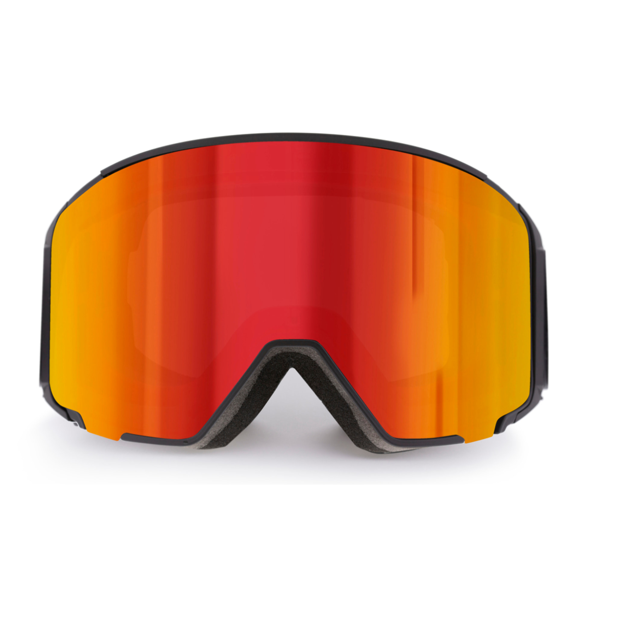 Gafas de esquí OCEAN DENALI - Negro / Revo roja con borde negro