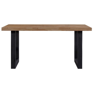 Mesa de comedor Loft 160 Roble boreal – Negro