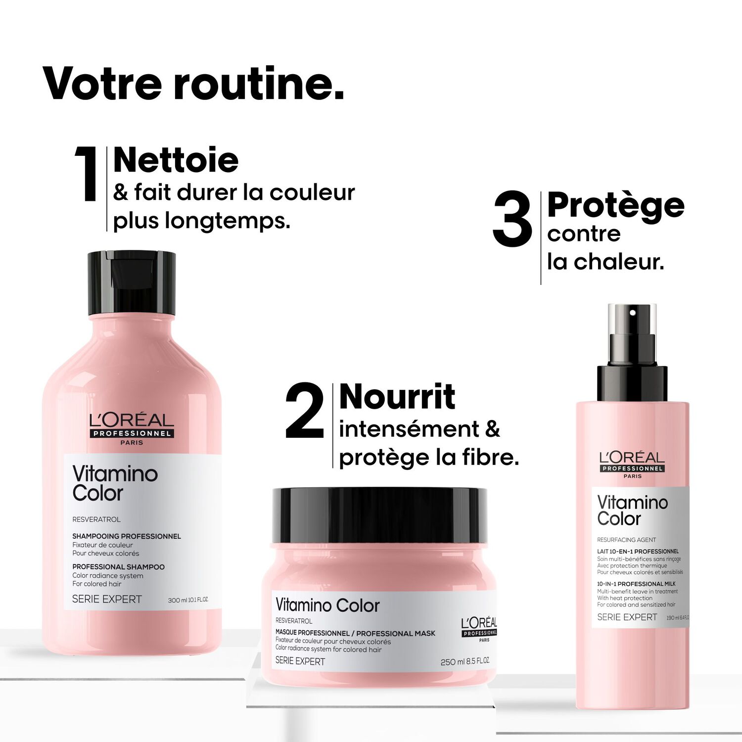 Vitamino Color - Shampooing Fixateur de Couleur