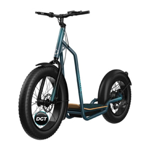 Bicinete Fat Homologado. 1300 W, Autonomía hasta 60 km, Ruedas de 20 y 26'', Dob