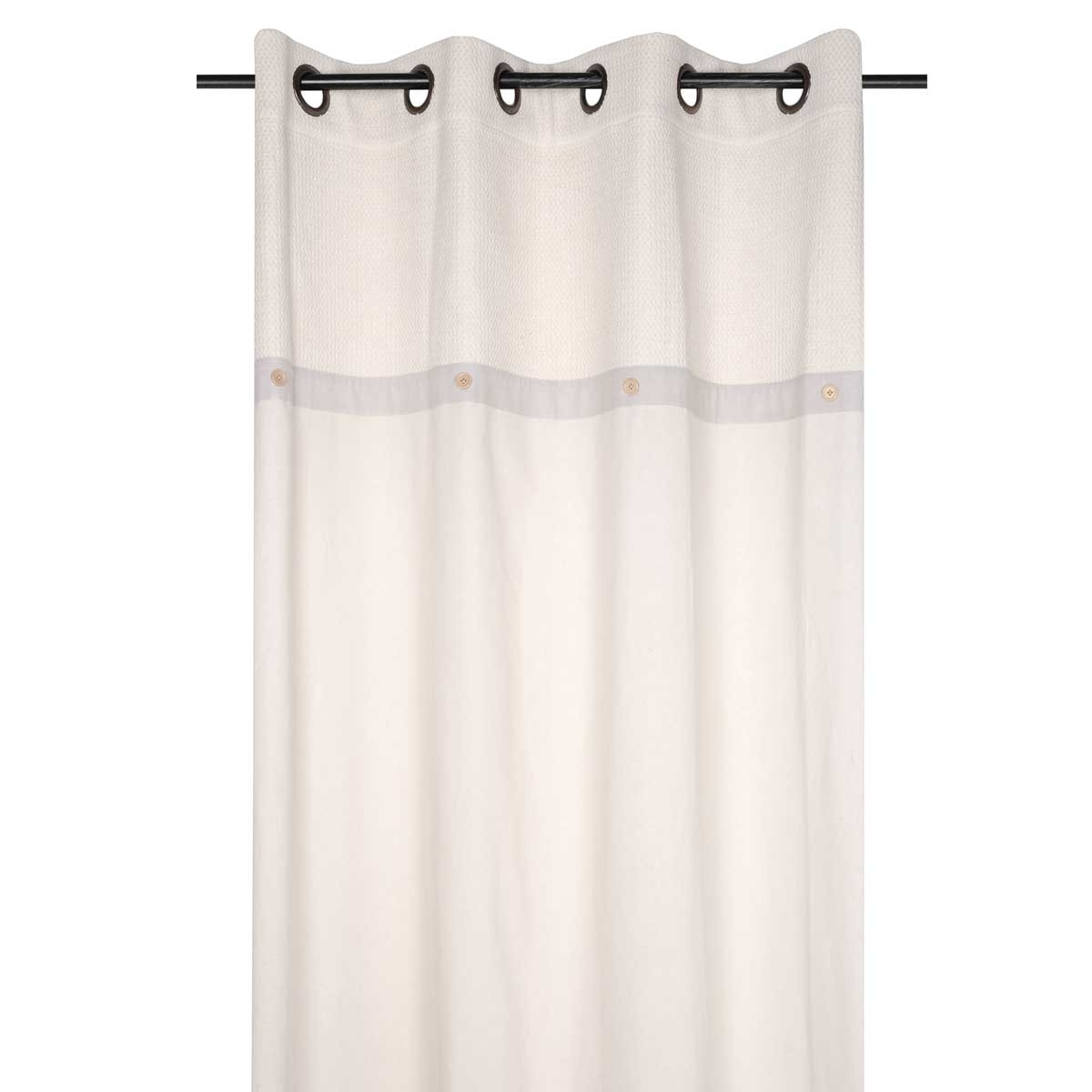 Rideau tamisant esprit naturel - Naturel