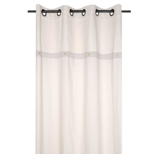 Rideau tamisant esprit naturel - Naturel