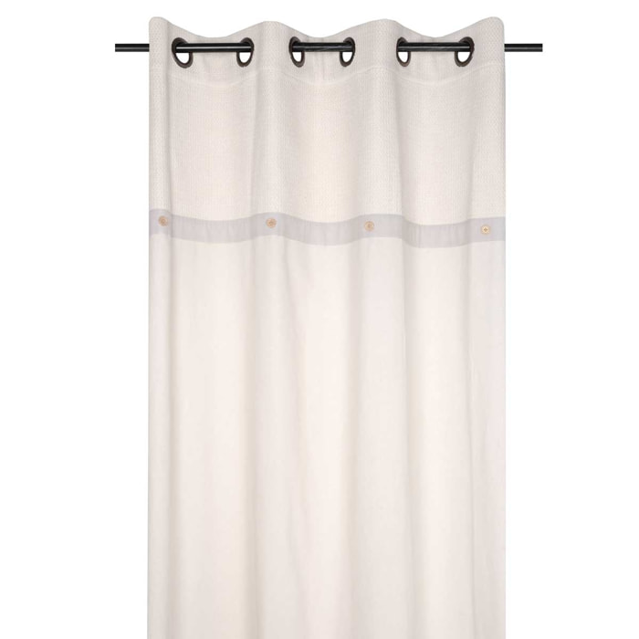 Rideau tamisant esprit naturel - Naturel