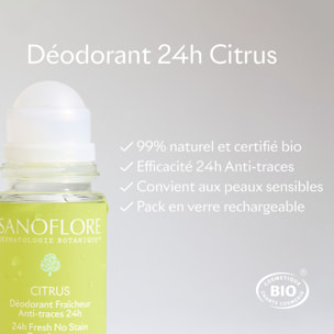 Citrus - Roll-on Bio efficacité 24h 2 x 50ml