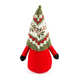 Gnome assis avec barbe Excelsa – Gnomo, Polyester multicolore