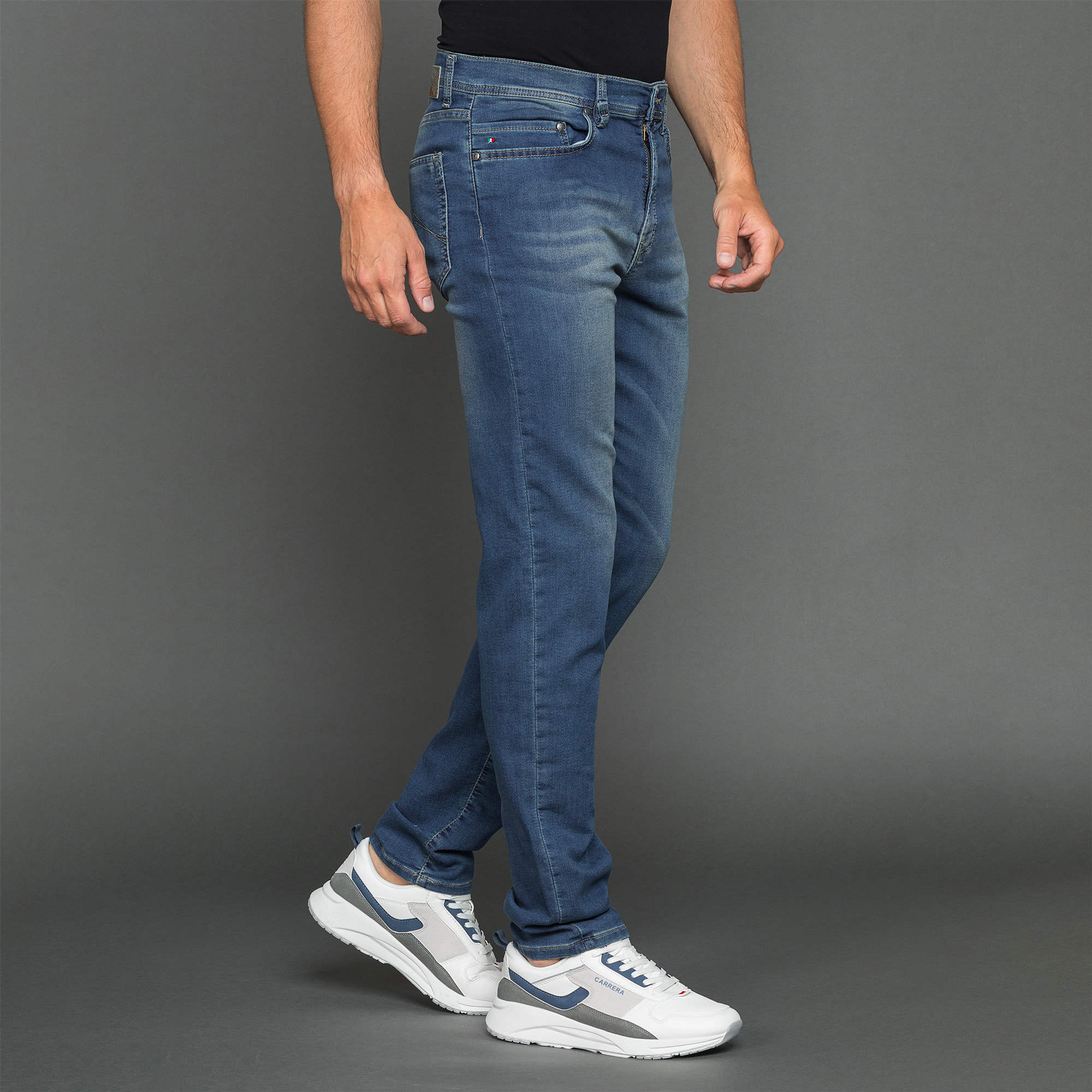 JEANS PASSPORT DA UOMO IN TESSUTO DENIM PLAY DA 10 oz.