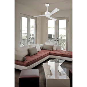 FORLIGHT Ventilador IP20 Mogan Blanco brillante Blanco