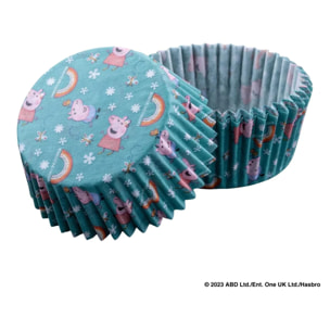 Ensemble 50 moules à muffins en papier 6 cm Dr. Oetker Peppa Pig