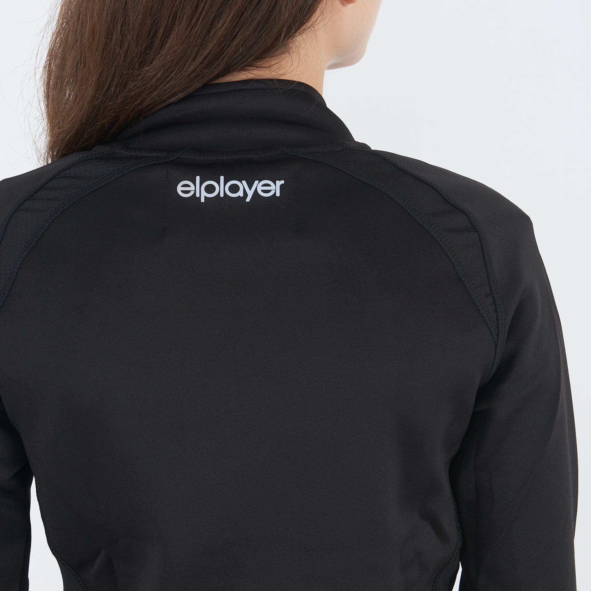 Giacca da running con zip DALAYA nera