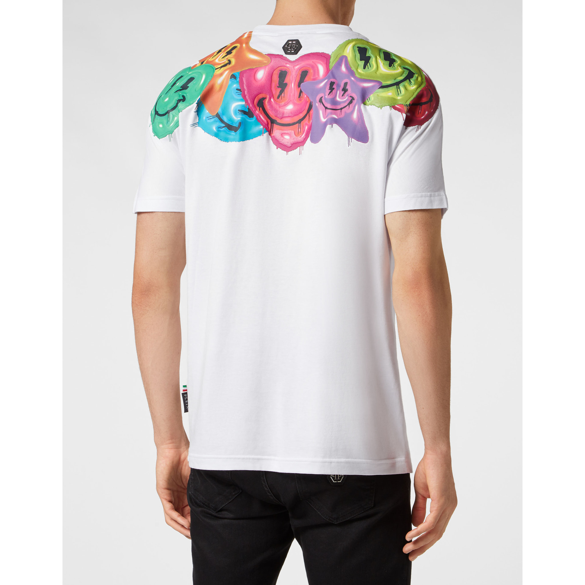 PHILIPP PLEIN T-Shirt Round Neck SMILE