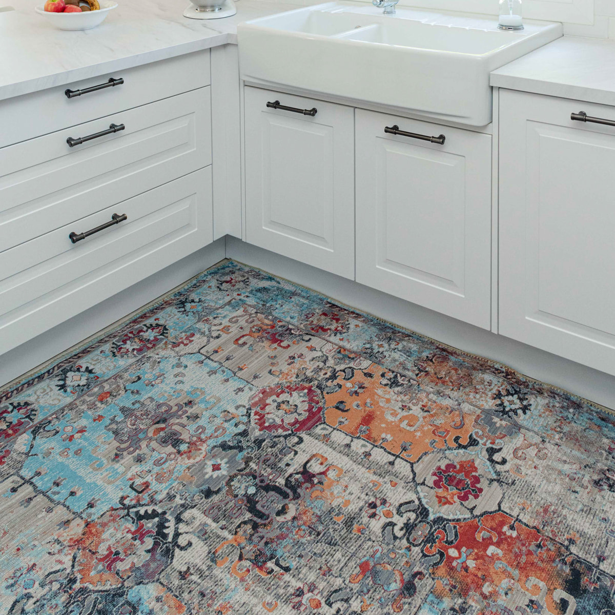 Radom - vintage lavable en machine, multicolore