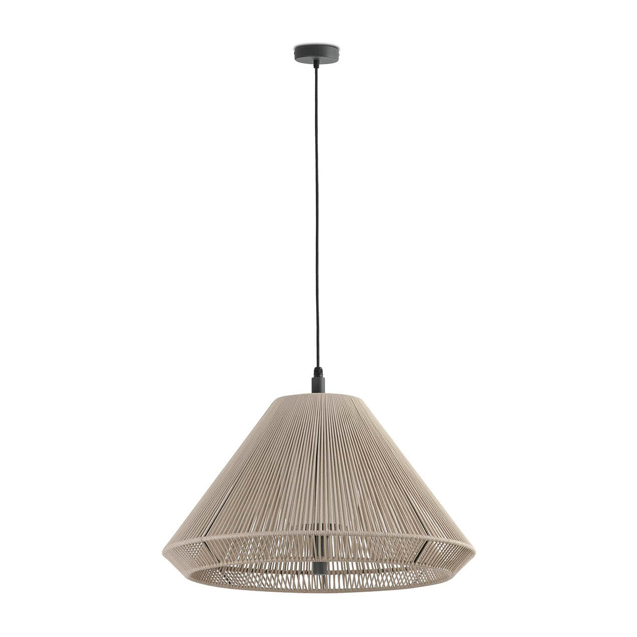 SAIGON OUT C70 Lampe suspension grise/beige cone cap