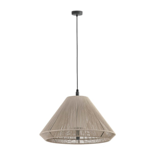 SAIGON OUT C70 Lampe suspension grise/beige cone cap