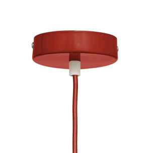 Suspension Lito ronde D.22cm terracota