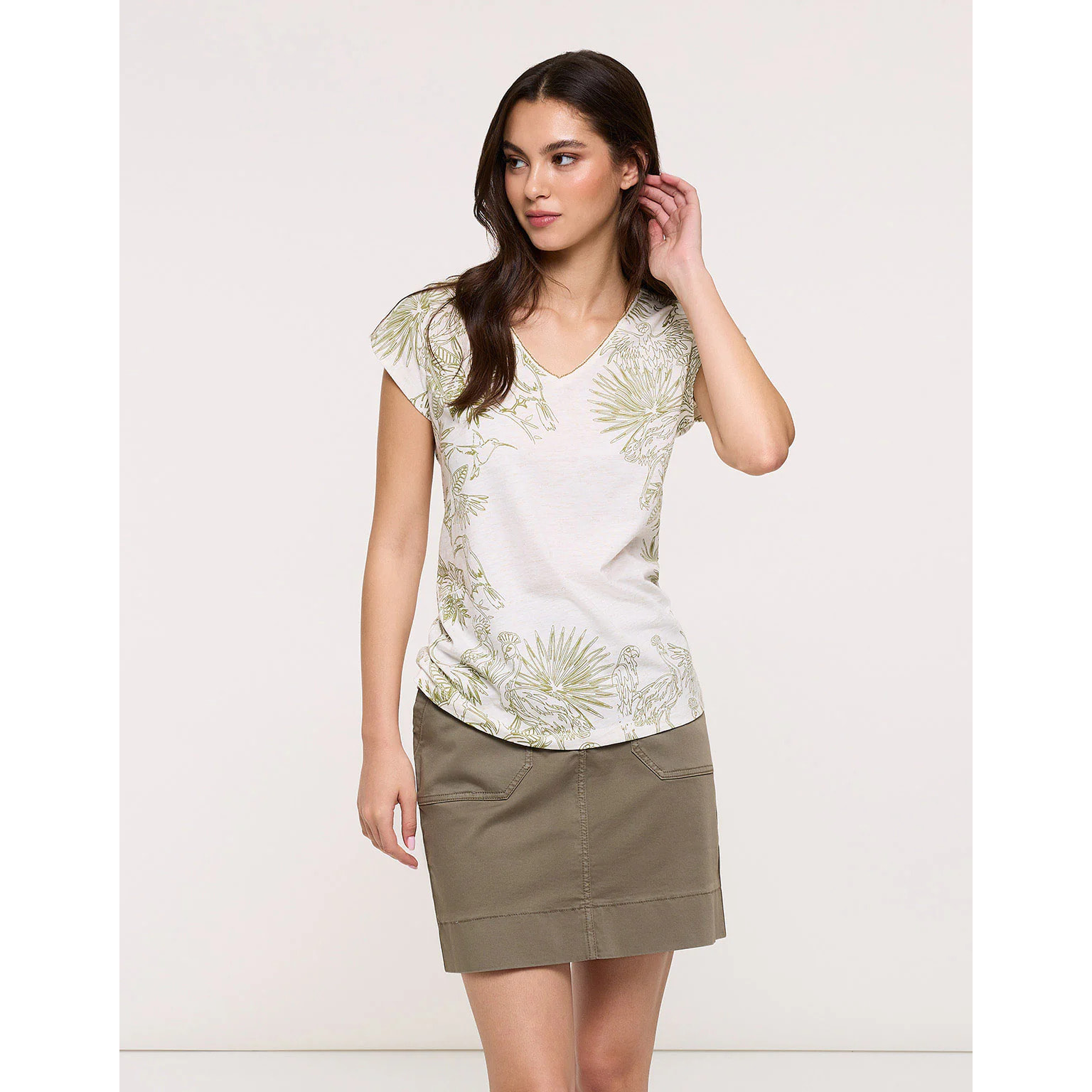 Camiseta Manga Corta Verde - Isleta