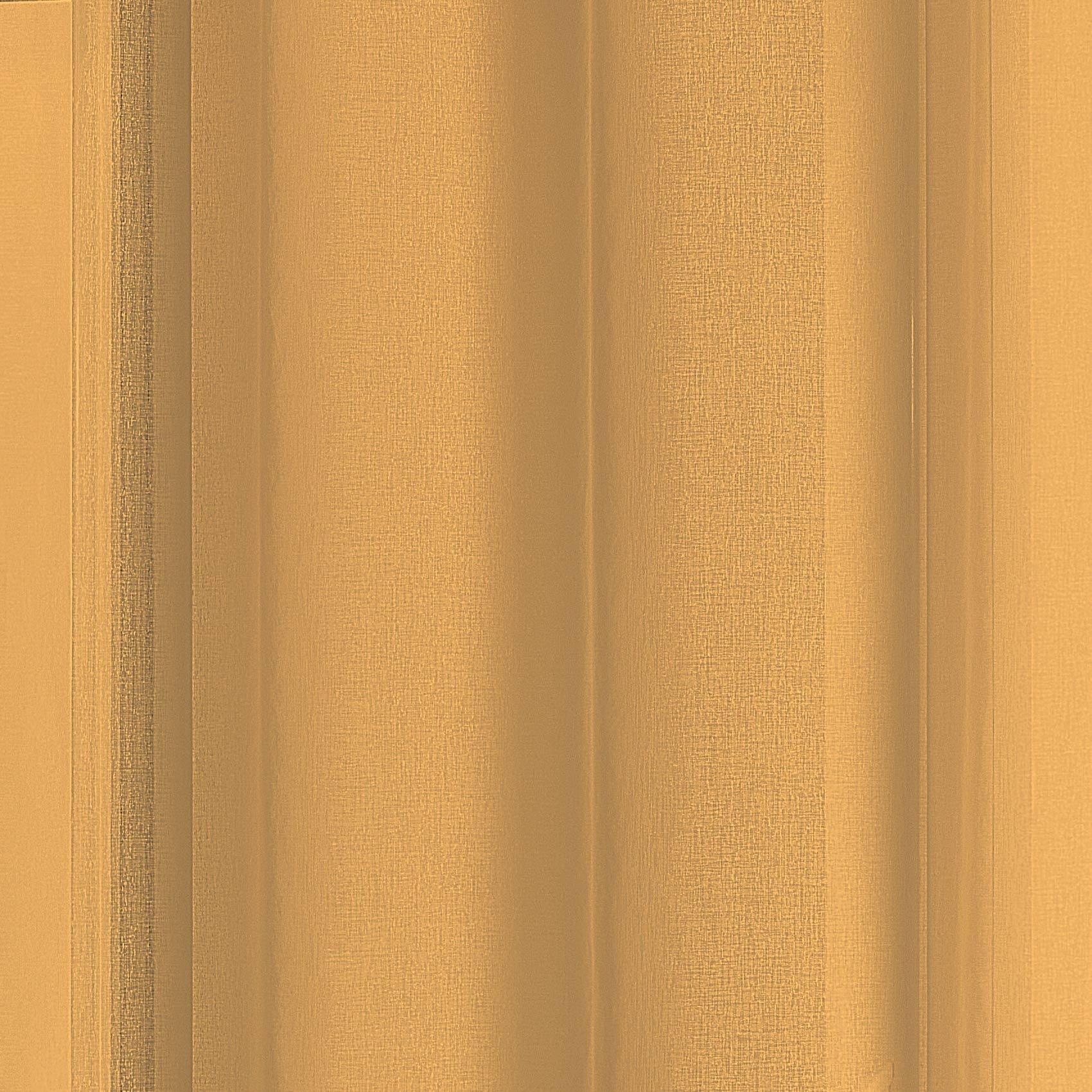 Voilage à anneaux noirs amovibles - Jaune Ocre