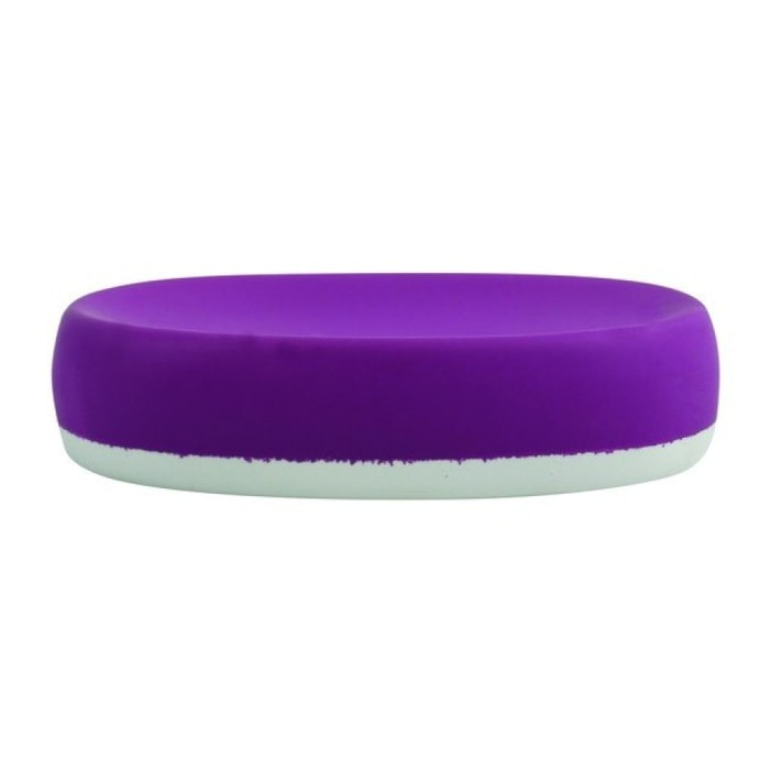 Porte Savon céramique CAGLIARI Violet MSV