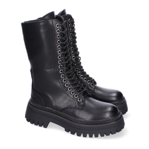 Bota de Mujer Estilo Militar, Comodos y Elegantes, Suela Dentada