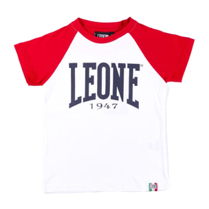 Camiseta infantil Leone manga raglán corta León Fluo