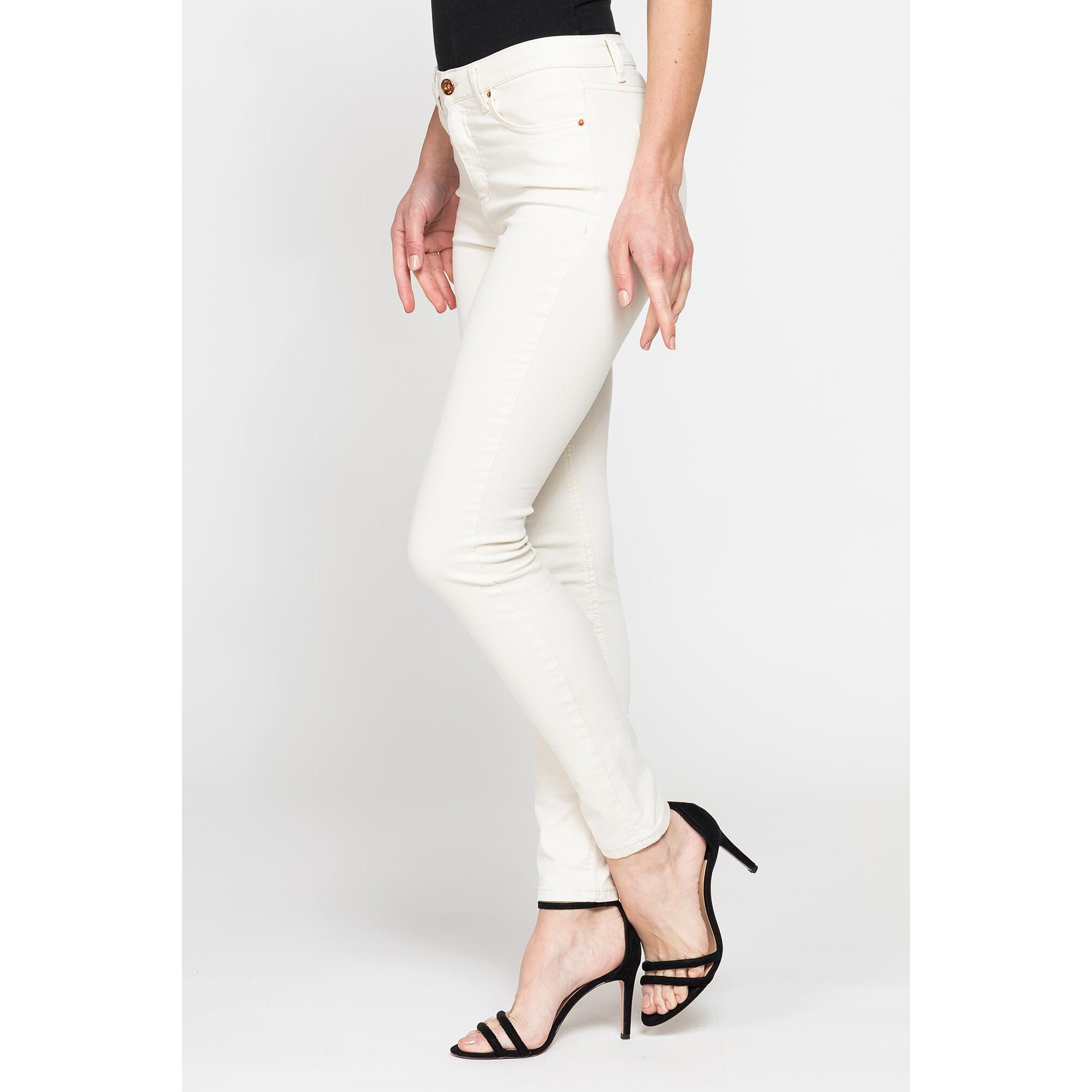 PANTALONE CINQUE TASCHE SKINNY FIT IN GABARDINA SUPER STRETCH 9,3oz