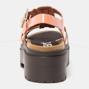 Sandalias 2042 NAPPA SHINNY FLAMINGO / LEEDS color Flamingo