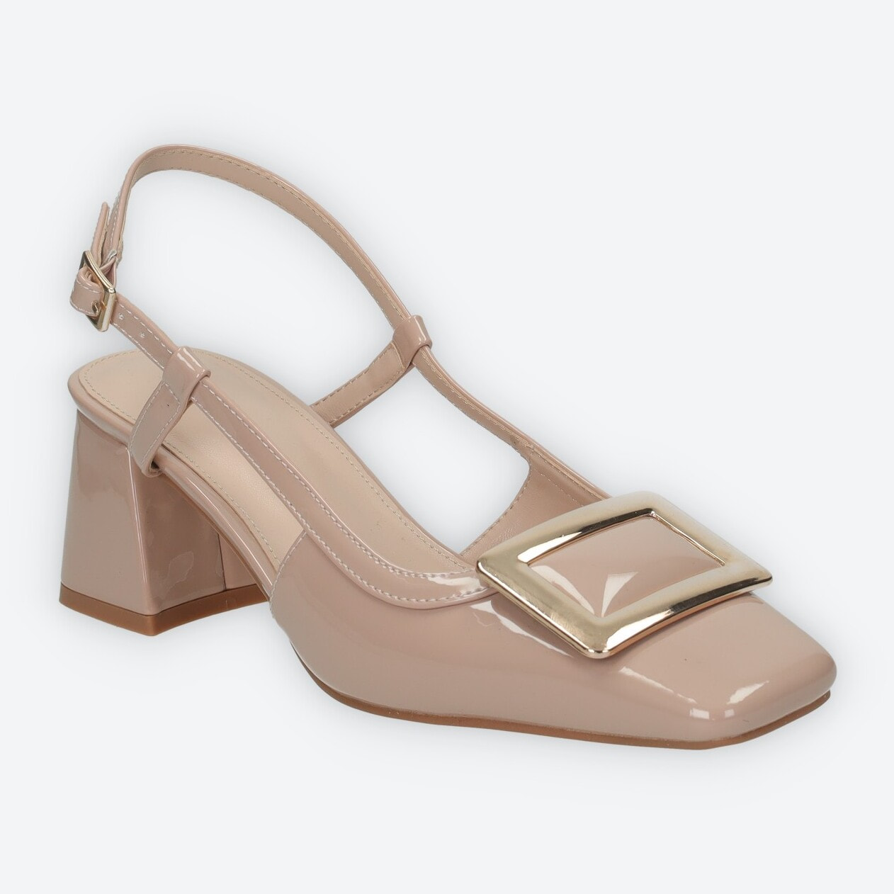 Décolleté sling back Donna Tata Italia Beige