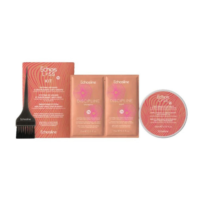ECHOSLINE Set Liss Sistema Lisciante Shampoo + Mask 15ml + Liss Treatment 100ml
